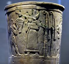 Offering to Inanna, Warka Vase [Top Register] (Illustration) - Ancient  History Encyclopedia